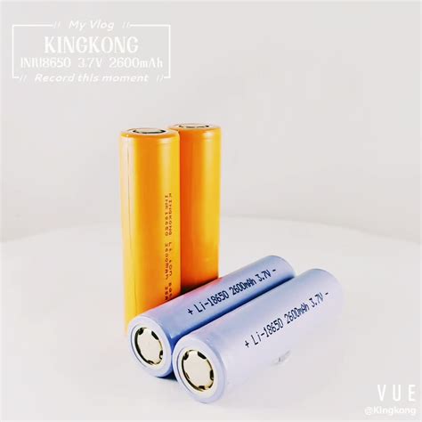 Rechargeable 3.7v Icr18650 2000mah 2200mah 2400mah 2600mah 2800mah ...