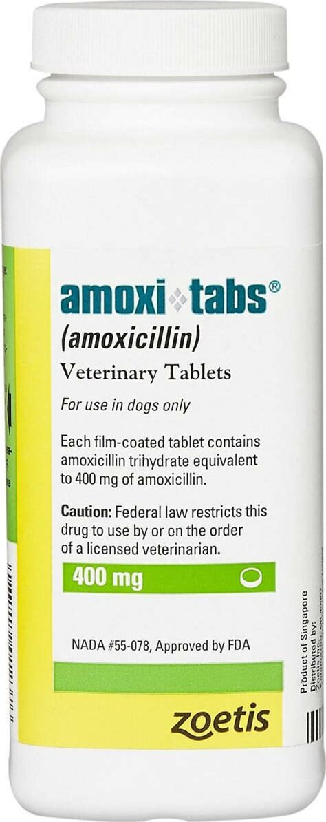 Amoxi-Tabs (Amoxicillin) Tablets for Dogs & Cats - Trusted Antibiotic