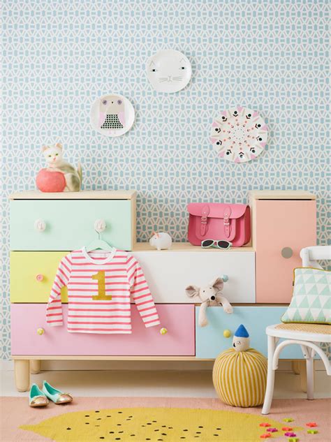 Coloured Furniture in Kids' Rooms - by Kids Interiors