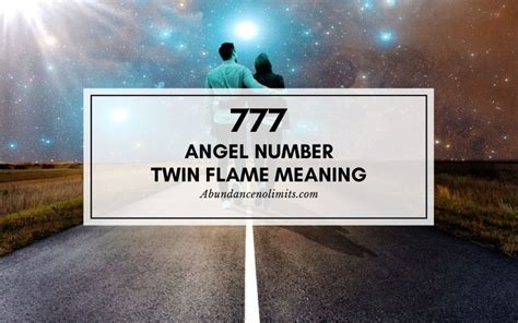 777 Angel Number Twin Flame Meaning