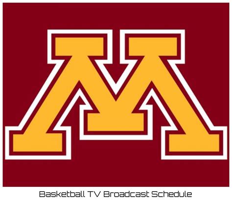 Minnesota Golden Gophers Basketball TV Broadcast Schedule 2022-23 | Printable PDF