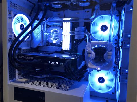 My first liquid cooling build! Was a challenge but happy with the ...