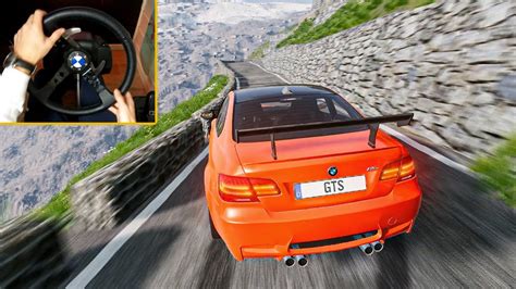 BeamNG - BMW E92 M3 GTS Realistic Fast Driving & Crashes (Steering Wheel + Shifter) - YouTube