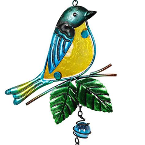 Bird Wind Chimes Hanging Chimes Ornament Windchimes with Hook Outdoor Wind Chimes for Window ...