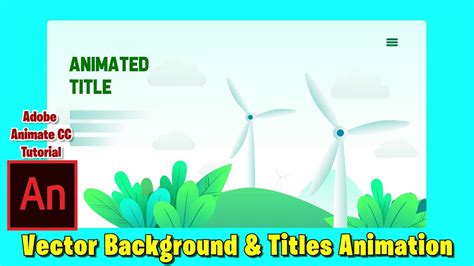 Vector Background Animation | Title Animation | Adobe Animate CC ...