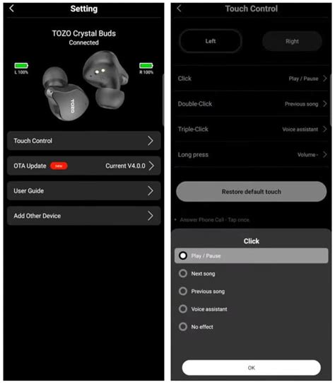 TOZO Earbuds APP (TOZO Sound Official) - Features Overview