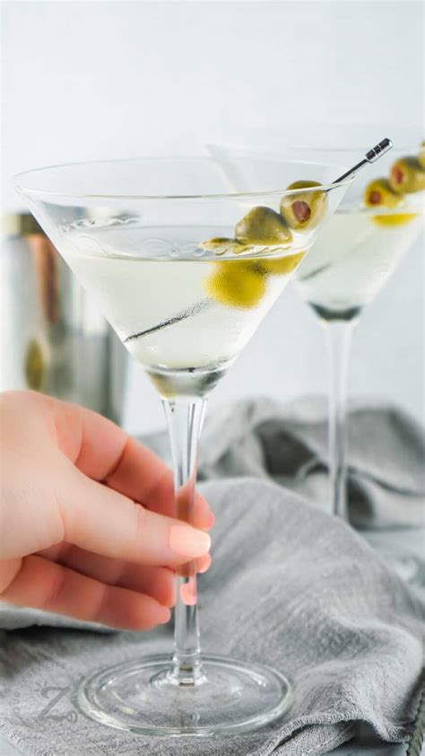 Traditional Gin Martini - Our Zesty Life