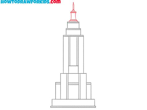 How to Draw the Empire State Building - Drawing Tutorial For Kids