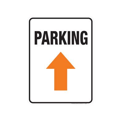 Parking Sign with Arrow |Parking Lot Sign | INPS Graphics