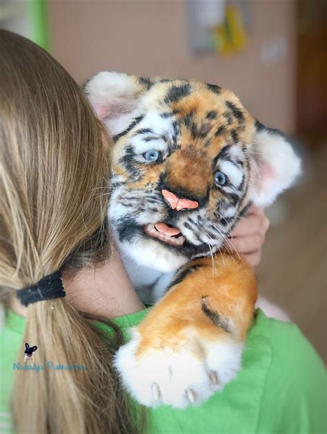 Realistic toy tiger cub 197 in 50 cm MADE TO ORDER | Etsy