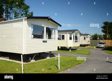 static caravan, holiday park Stock Photo - Alamy