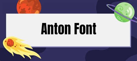 Anton Font Free Download