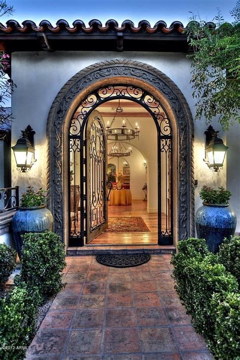 Pin by Amanda Bodin on Living in Luxury | Spanish style homes, Door design, Gate design
