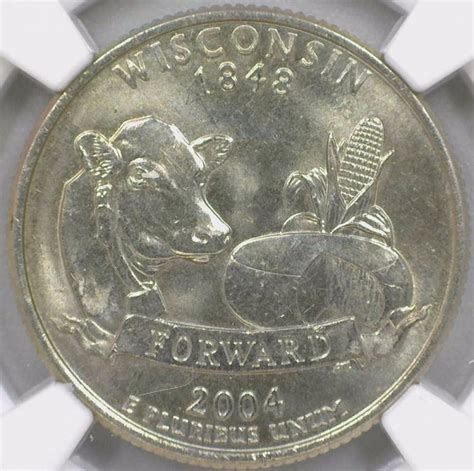 2004 D Wisconsin Extra Leaf Low Quarter NGC Certified MS 65 – Good Ole Toms