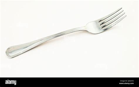 fork isolated on white background. metal fork. vintage fork cutlery ...