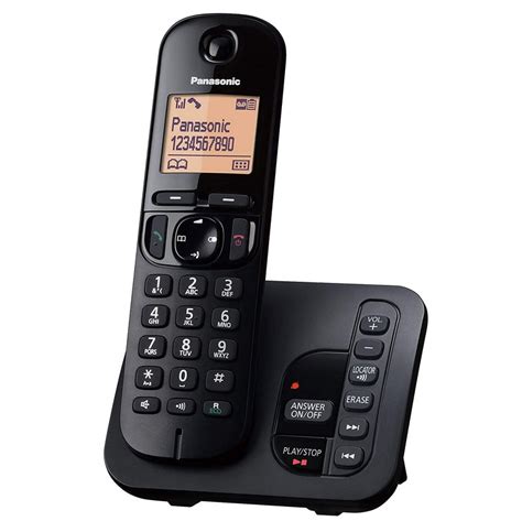 Panasonic KX-TGC220 Single Cordless Phone With Answering Machine - JJ's ...