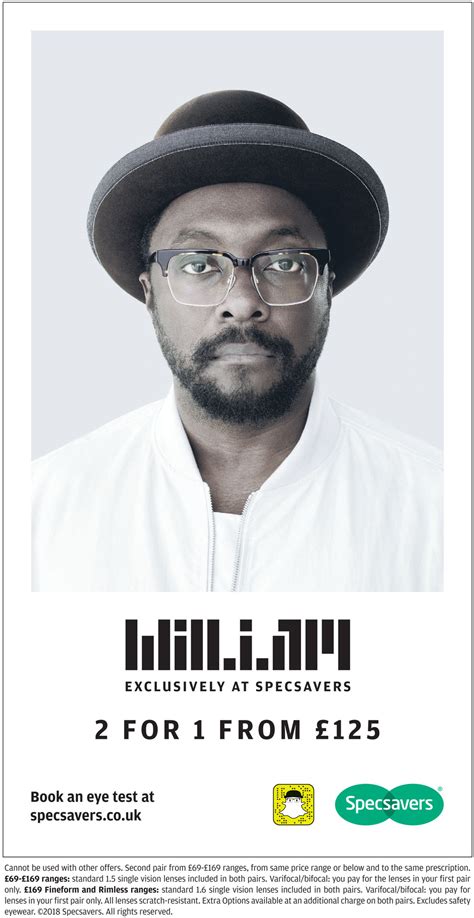 Get the will.i.am look with his exclusive new eyewear collection for ...