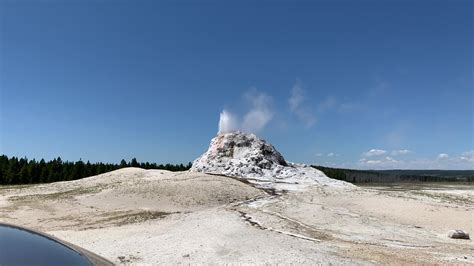 White Dome Geyser Yellowstone