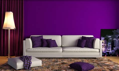 Purple wall paint colours for your home Purple Wall Paint, Purple Tile, Purple Walls, Wall Paint ...