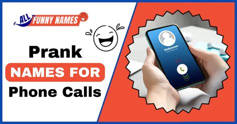 275+ Funny Prank Names for Phone Calls: Dialing Up Laughter