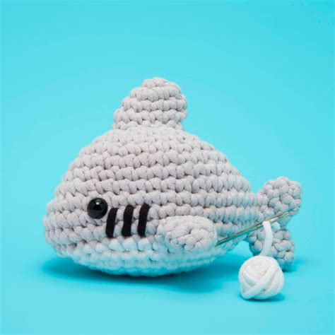 Shark Crochet Kit, Woobles Crochet Kit