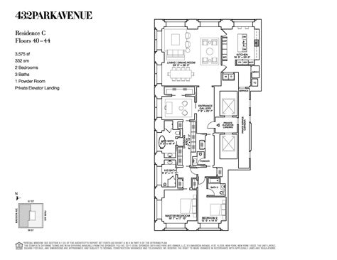 432 Park Avenue Apartments Floor Plan - floorplans.click