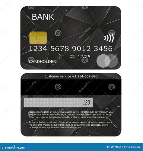 Credit Card Front And Back Picture : Credit Card Front And Back Design ...