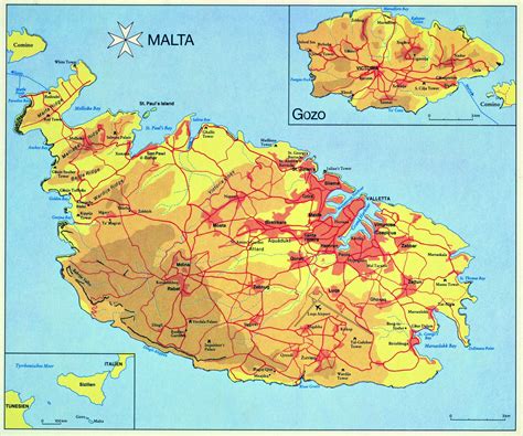 Malta Mapa Turístico