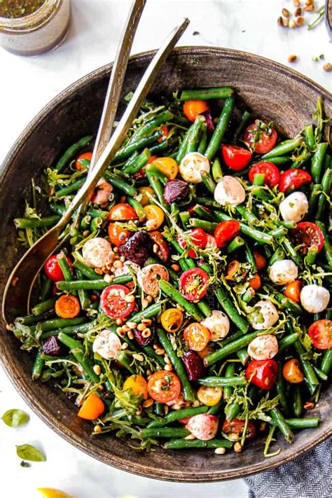 Green Bean Salad with Balsamic Basil Vinaigrette (make ahead! tips & tricks)