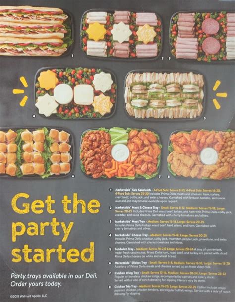 Wal-Mart Catering | Sub sandwiches, Ethnic recipes, Catering