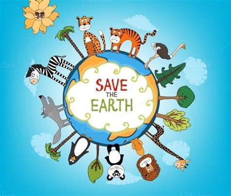 Save The Earth concept | Save earth, Save animals poster, Globe drawing