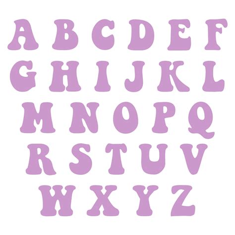 Printable Alphabet Bubble Letters