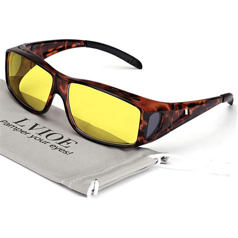 Glasses Prescription Polarized Driving - Tortoise Frame/ Yellow Lens ...