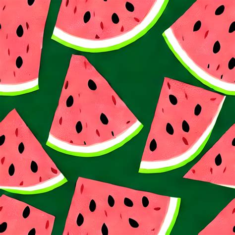 Watermelon Pattern Graphic · Creative Fabrica