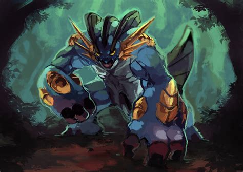 Mega Swampert by Garmmon on DeviantArt