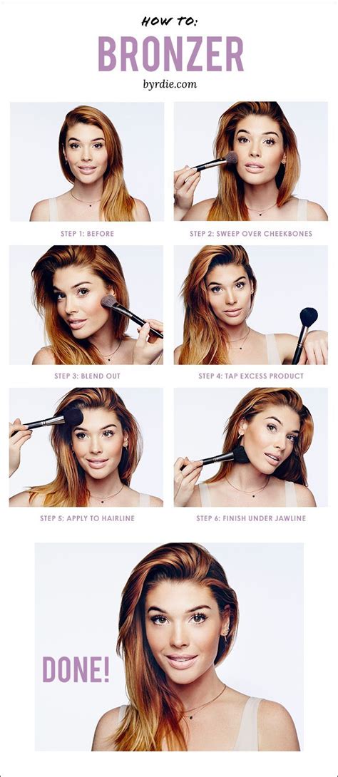 The best way to apply bronzer: tips and #tutorial from celebrity makeup ...