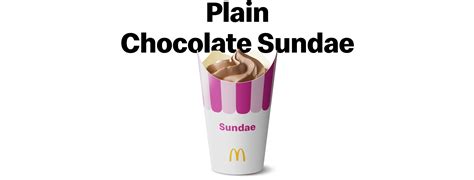 Plain Chocolate Sundae | McDonald's Australia