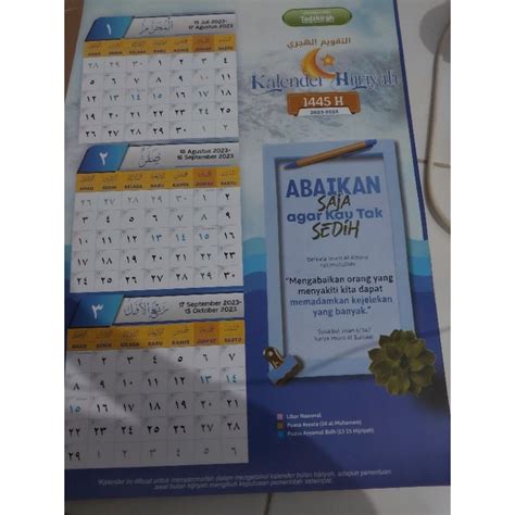 Jual kalender hijriah | Shopee Indonesia