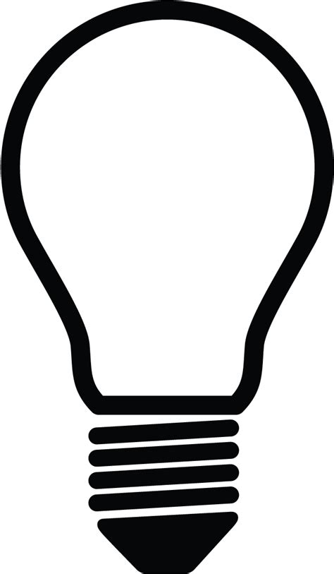 Download HD Light Bulb Logo Png - Incandescent Light Bulb Transparent ...