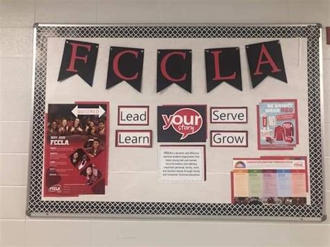 FCCLA bulletin board