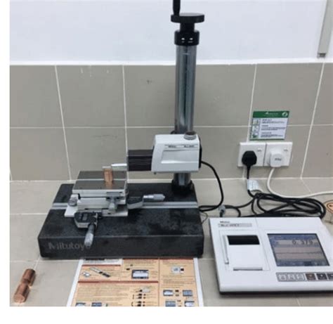 Measuring the surface roughness with Mitutoyo surface test SJ-410. | Download Scientific Diagram