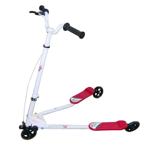 Kids 3 Wheel Tri Motion Winged Push Scooter Red Slider Drifter Flicker New | eBay