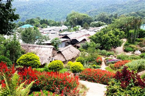 Hmong tribal village is a peaceful village in a beautiful location.