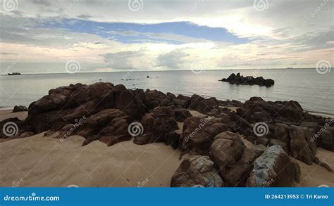 Sky Beach in Bangka Island Indonesia Stock Image - Image of bangka ...