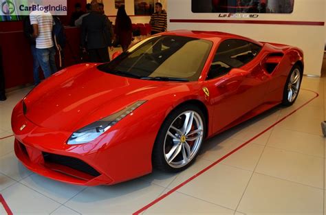 Ferrari 488 GTB Launched in India at INR 3.88 Crore