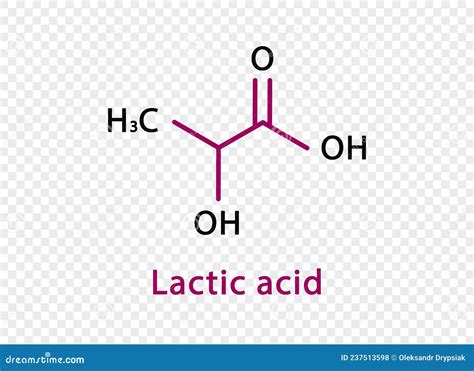 Lactic Acid Chemical Formula. Lactic Acid Structural Chemical Formula ...