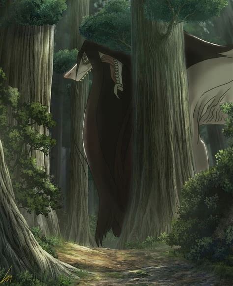 Titan in the woods, anime, aot, forest, HD phone wallpaper | Peakpx