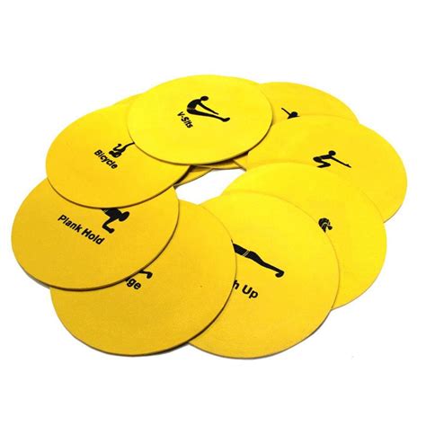 Flat Disc Exercise Workout Non Slip Circuit Training Set | Circuit ...