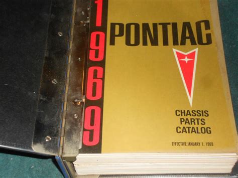 Purchase 1949-1969 PONTIAC PARTS CATALOG SET / CHASSIS & BODY BOOKS FIREBIRD GTO TEMPEST+ in ...