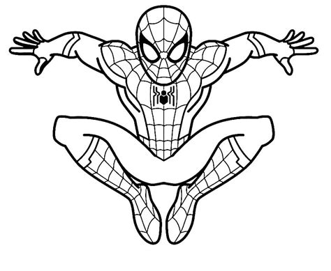 Top 45+ imagen imprimir spiderman para colorear - Abzlocal.mx